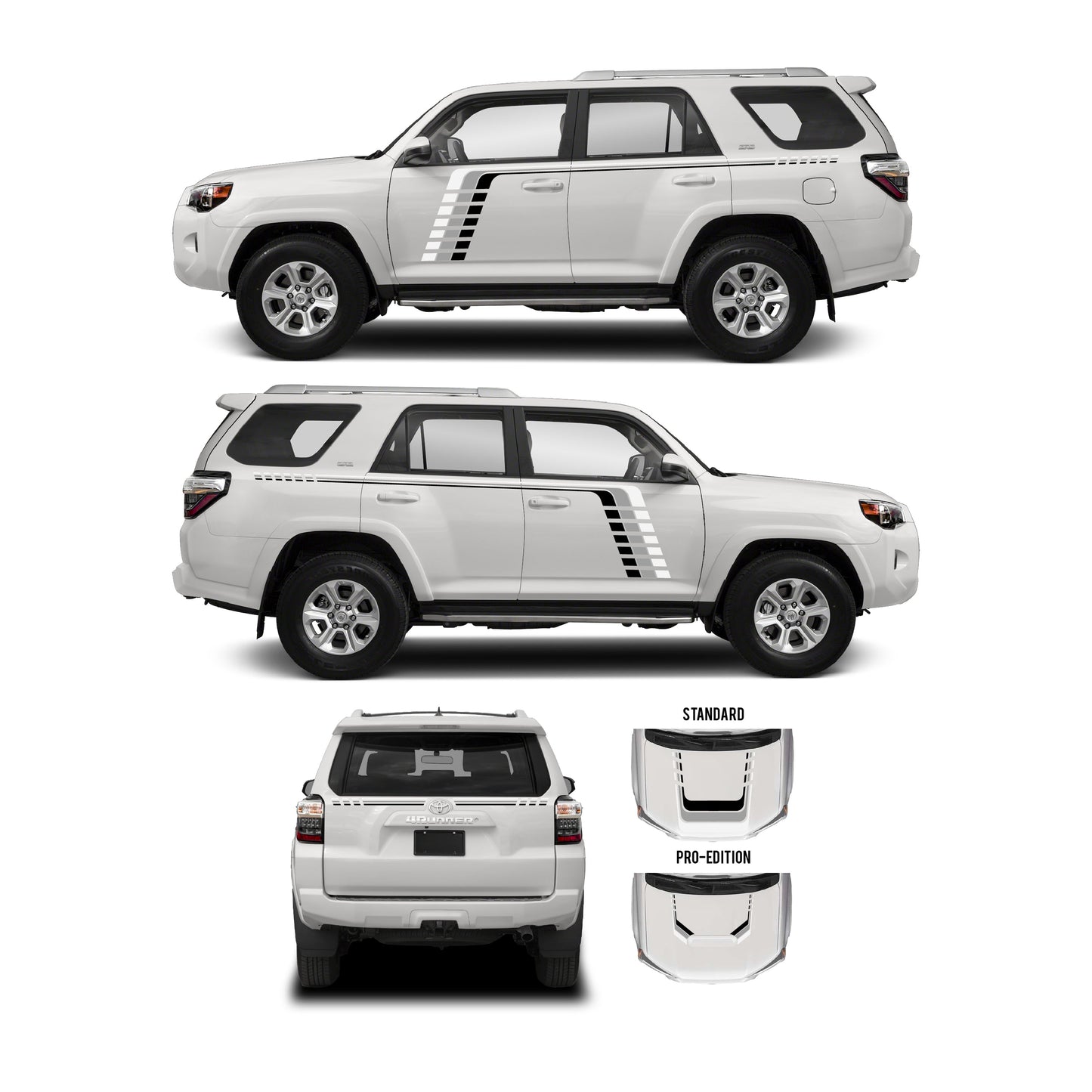Taco Vinyl 4Runner Checkered Stripe Kit | '10 - '24 4Runner
