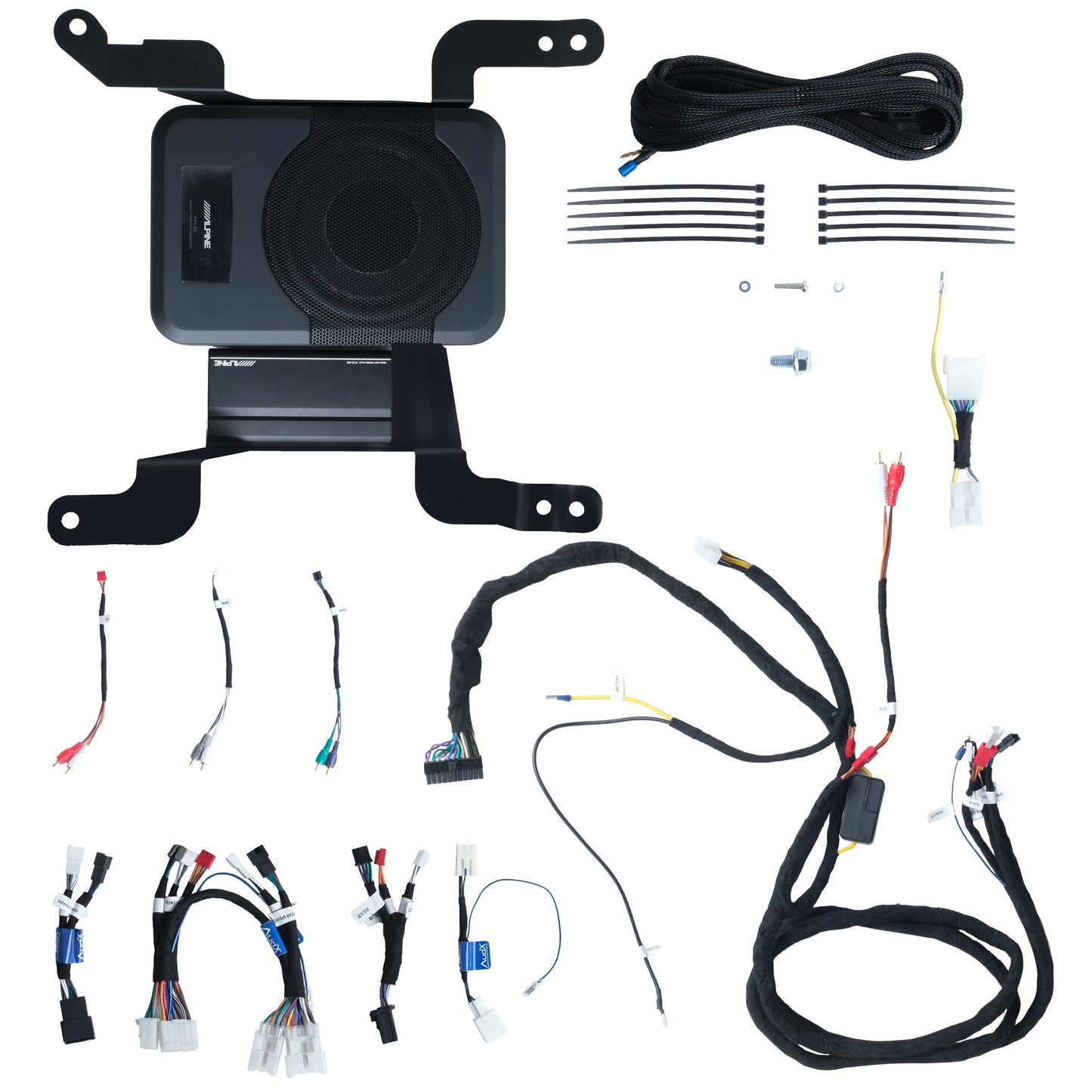 (Pre-order) Alpine Plug & Play 4-Channel Amp & Powered Subwoofer Kit | '14 - '21 Tundra