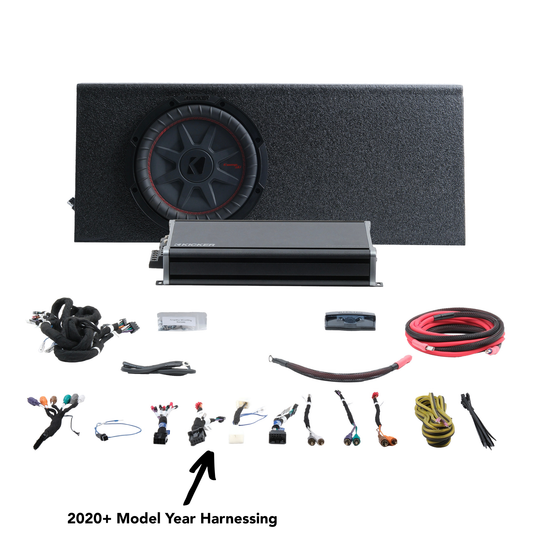 Kicker Plug & Play 5-Channel Amplifier & 10" Subwoofer Kit | '16 - '23 Tacoma