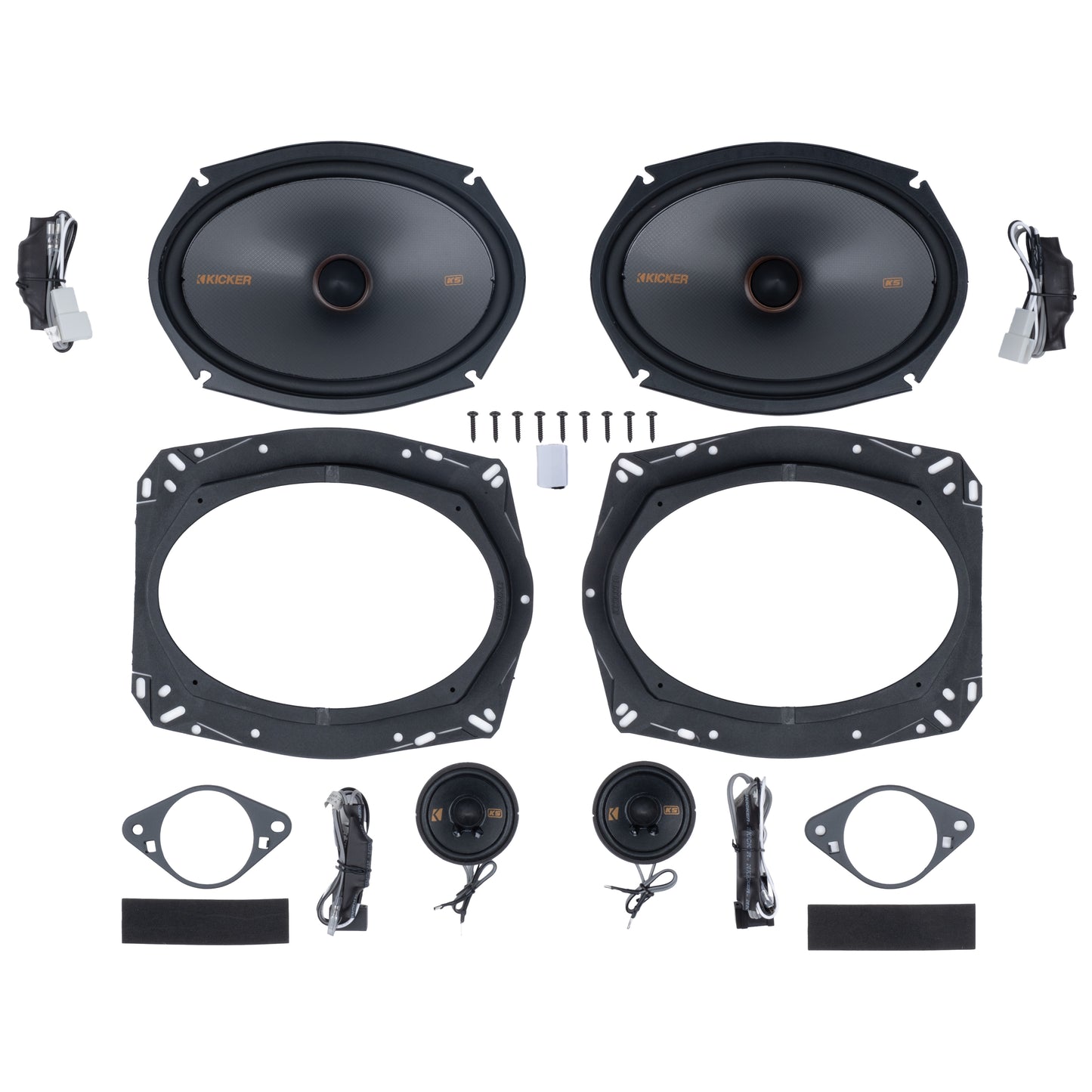 Kicker Plug & Play 4 Speaker Bundle | '16 - '23 Tacoma Access Cab