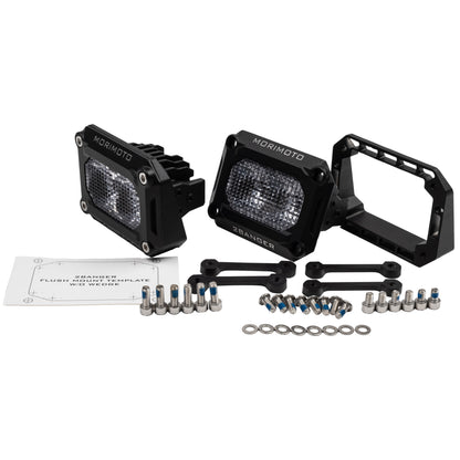 Morimoto 2Banger Flush Mount Kit | Universal Fitment