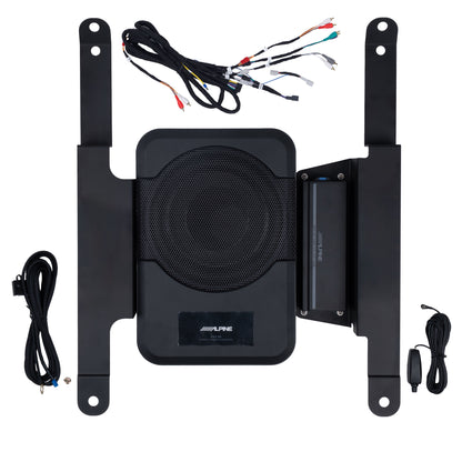 Alpine Plug & Play 8-Speaker, 4-Channel Amp & Powered Subwoofer Bundle (8" Front Door Speakers) | '10 - '24 4Runner