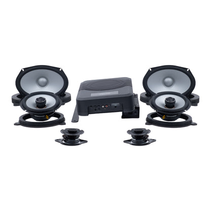 Alpine Plug & Play 6-Speaker, 4-Channel Amp & Powered Subwoofer Kit | '16 - '23 Tacoma