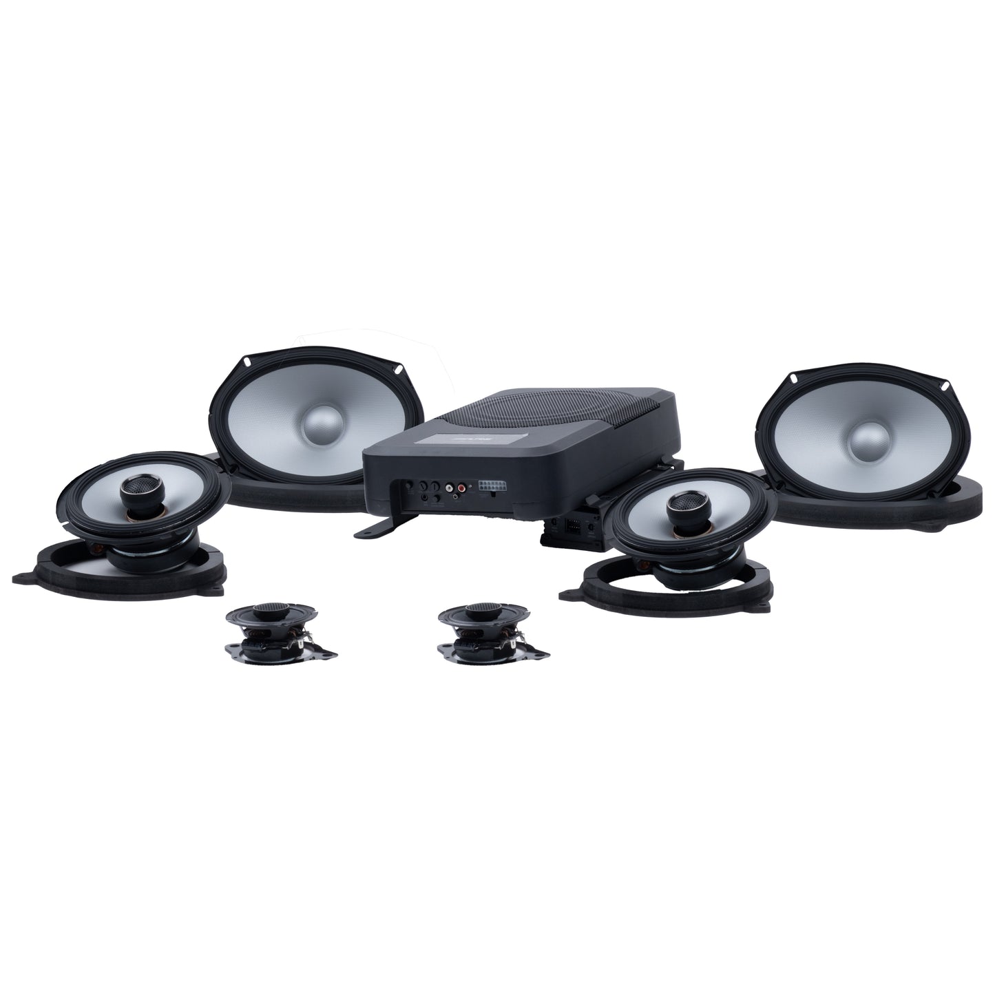 Alpine Plug & Play 6-Speaker, 4-Channel Amp & Powered Subwoofer Kit | '16 - '23 Tacoma