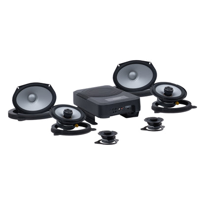 Alpine Plug & Play 6-Speaker, 4-Channel Amp & Powered Subwoofer Kit | '16 - '23 Tacoma