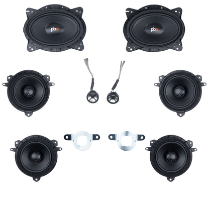 PowerBass Plug & Play 8 Speaker Bundle | '10 - '24 4Runner