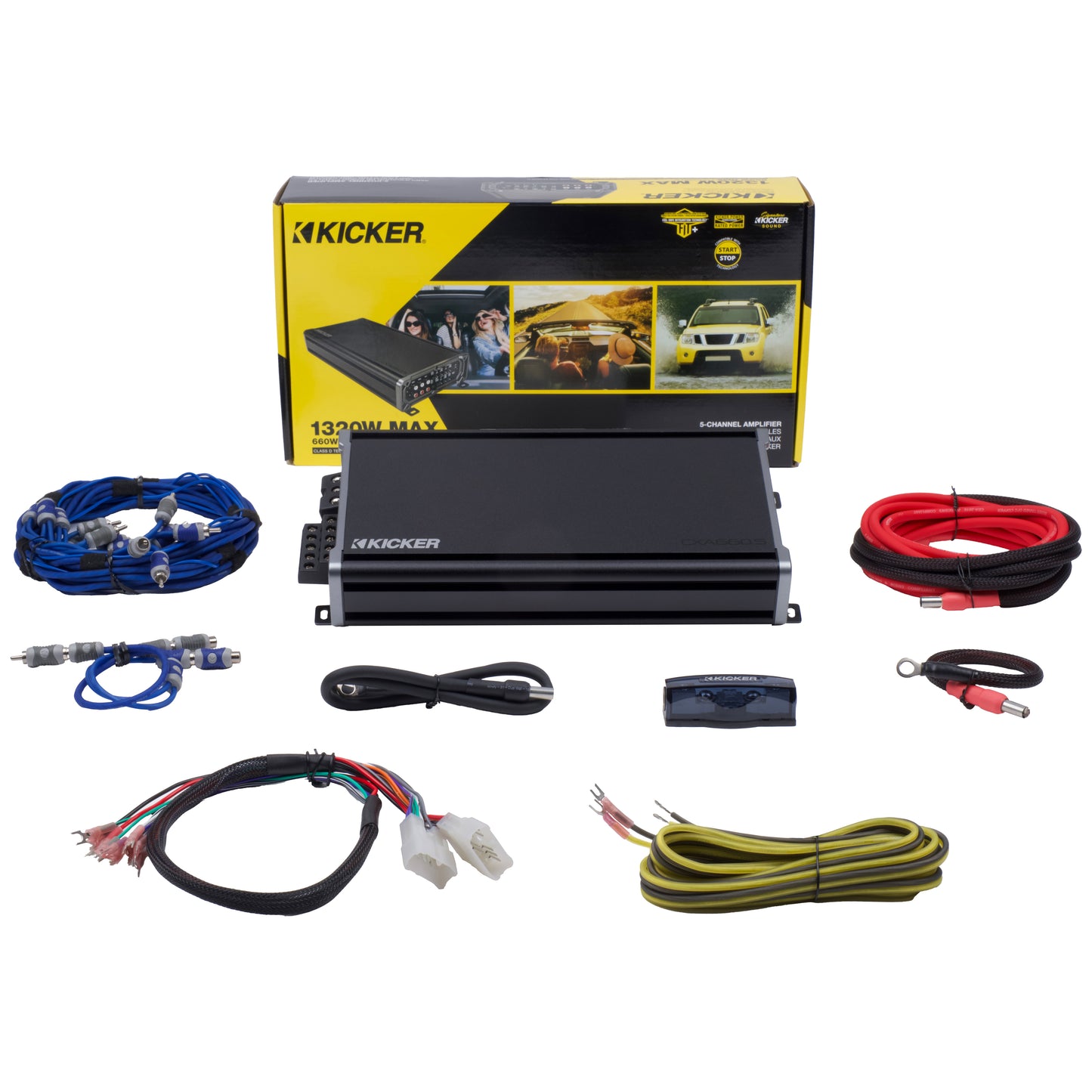 Kicker JBL Bypass Plug & Play 5-Channel Amplifier Kit | '14 - '21 Tundra