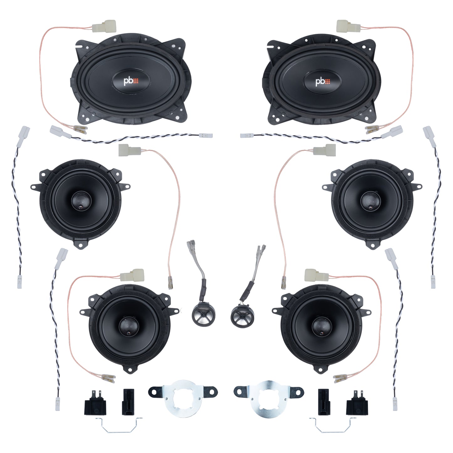 PowerBass Plug & Play 8 Speaker Bundle | '10 - '24 4Runner