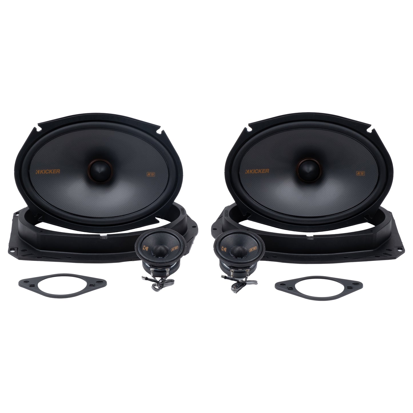 Kicker Plug & Play 4 Speaker Bundle | '16 - '23 Tacoma Access Cab