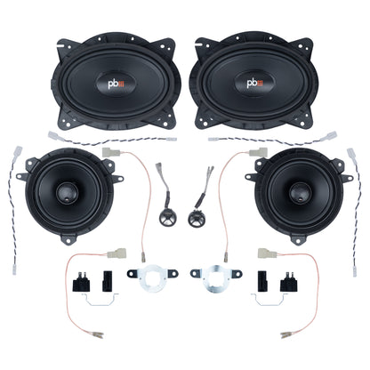 PowerBass Plug & Play 6 Speaker Bundle | '16 - '23 Tacoma