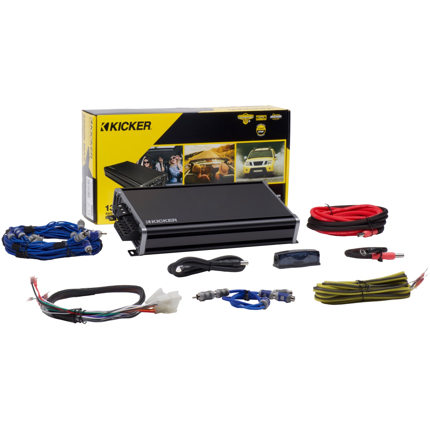 Kicker Non-JBL Amplified Bypass Plug & Play 5-Channel Amplifier Kit | '14 - '21 Tundra