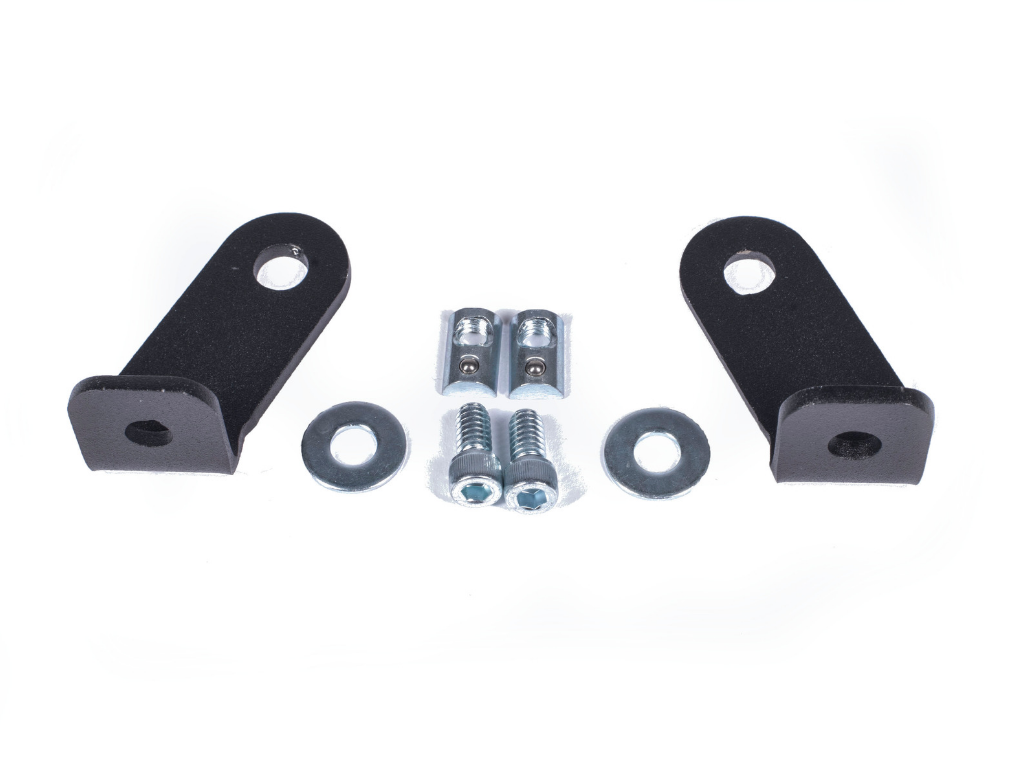 Cali Raised Dual Function Amber/White LED Light Bar Prinsu Mounting Brackets