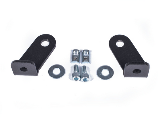 Cali Raised Dual Function Amber/White LED Light Bar Prinsu Mounting Brackets