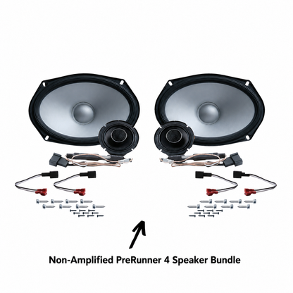 Alpine 4, 6 or 8 Speaker Plug & Play Bundle (6x9 Front Door Speakers) | 2024+ Tacoma