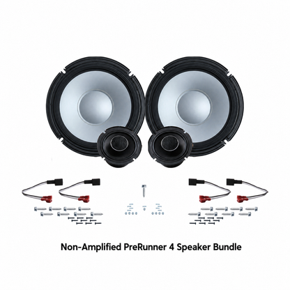Alpine 4, 6 or 8 Speaker Plug & Play Bundle (8" Front Door Speaker) | 2024+ Tacoma