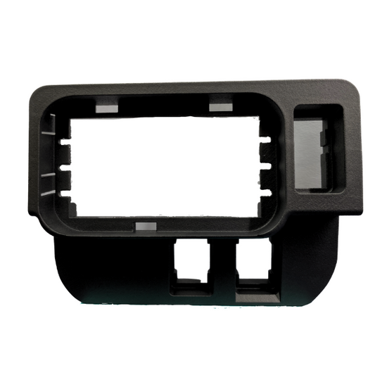 Base Panel for 1 Tall and 2 Short Switch Locations (Tacoma Access Cab) | '16 - '23 Tacoma
