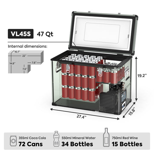 ICECO VL45 Single-Zone Portable Fridge Freezer | 45L