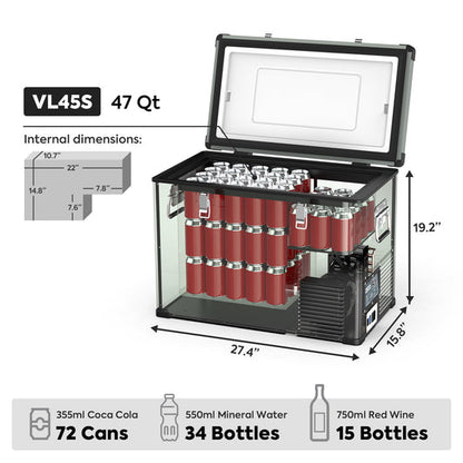 ICECO VL45 Single-Zone Portable Fridge Freezer | 45L