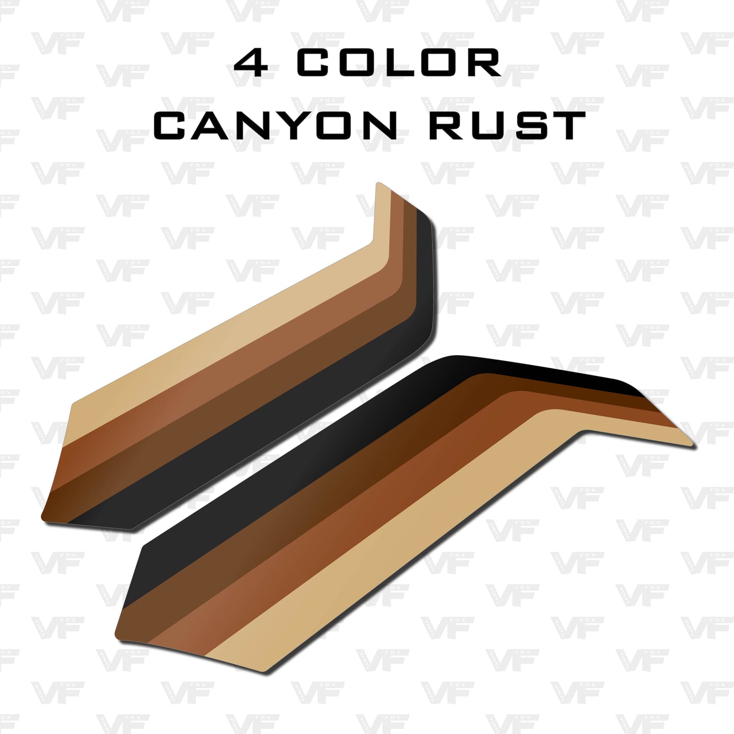 Vinyl Fox Rear Bedside Vinyl Stripe Kit | 2024+ Tacoma