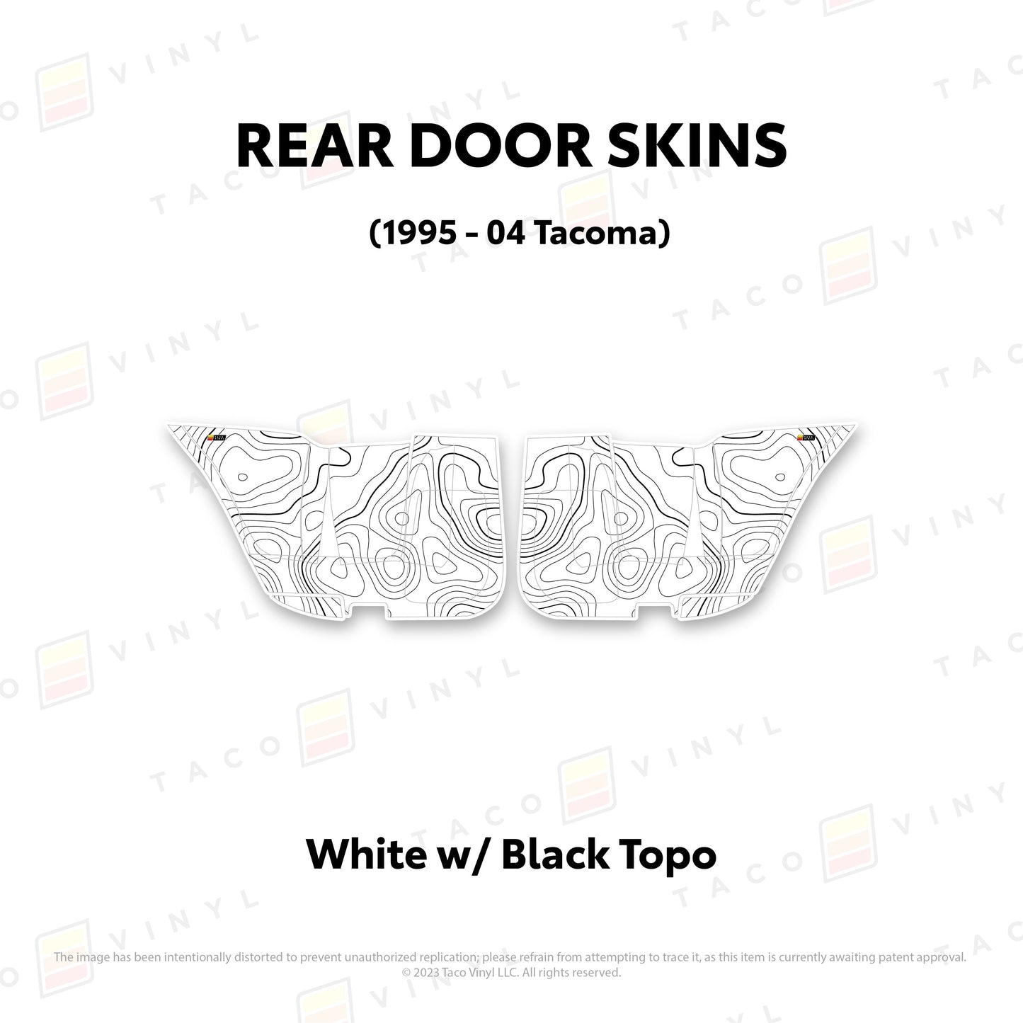 Taco Vinyl 4Runner Door Skins (Lower Section) | '10 - '24 4Runner