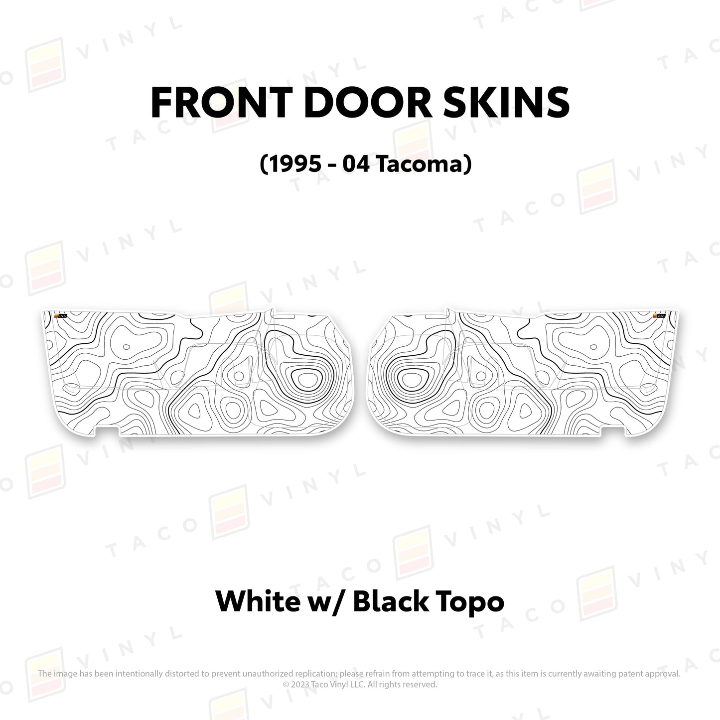 Taco Vinyl 4Runner Door Skins (Lower Section) | '10 - '24 4Runner