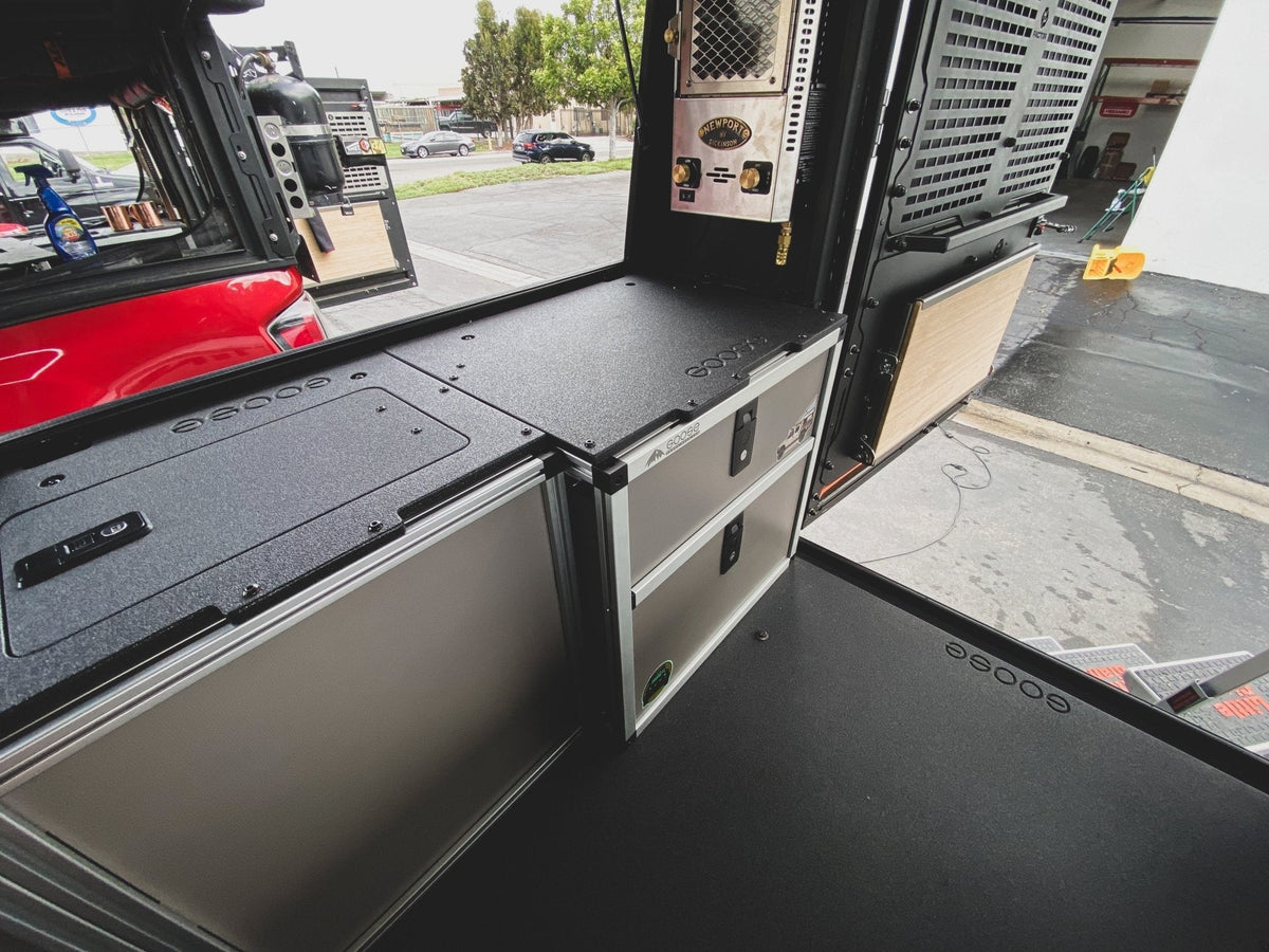 Goose Gear Alu-Cabin Rear Double Drawer | 2022+ Tundra