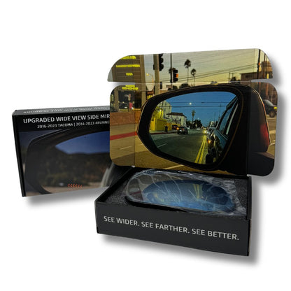 Aspire Upgraded Wide View Side Mirrors | '16 - '26 Tacoma, '14 - '26 4Runner, '19 - '25 Rav4
