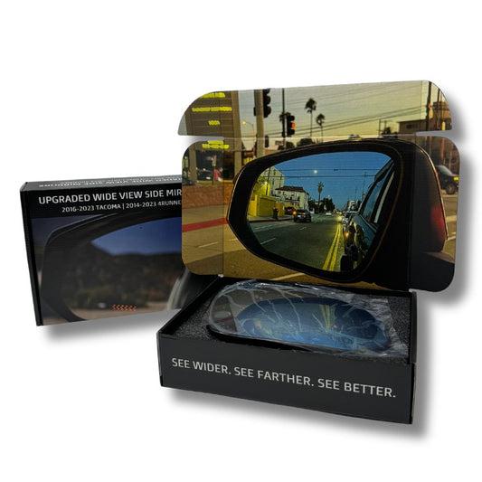 Aspire Upgraded Wide View Side Mirrors | '16 - '26 Tacoma, '14 - '26 4Runner, '19 - '25 Rav4