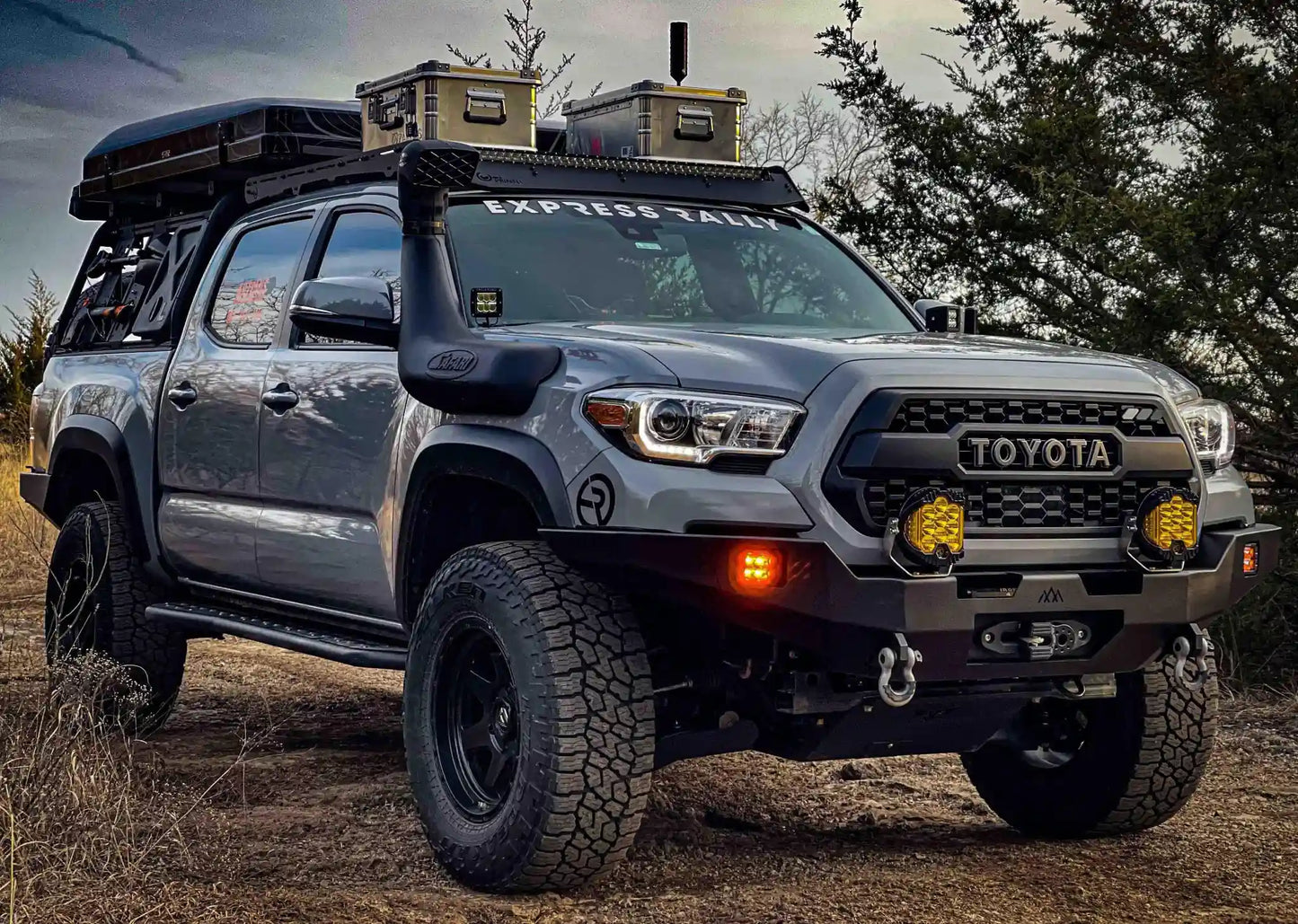 Toyota Tacoma 3rd Gen (2016-2023) Hi-Lite Overland Front Bumper [No Bull Bar]