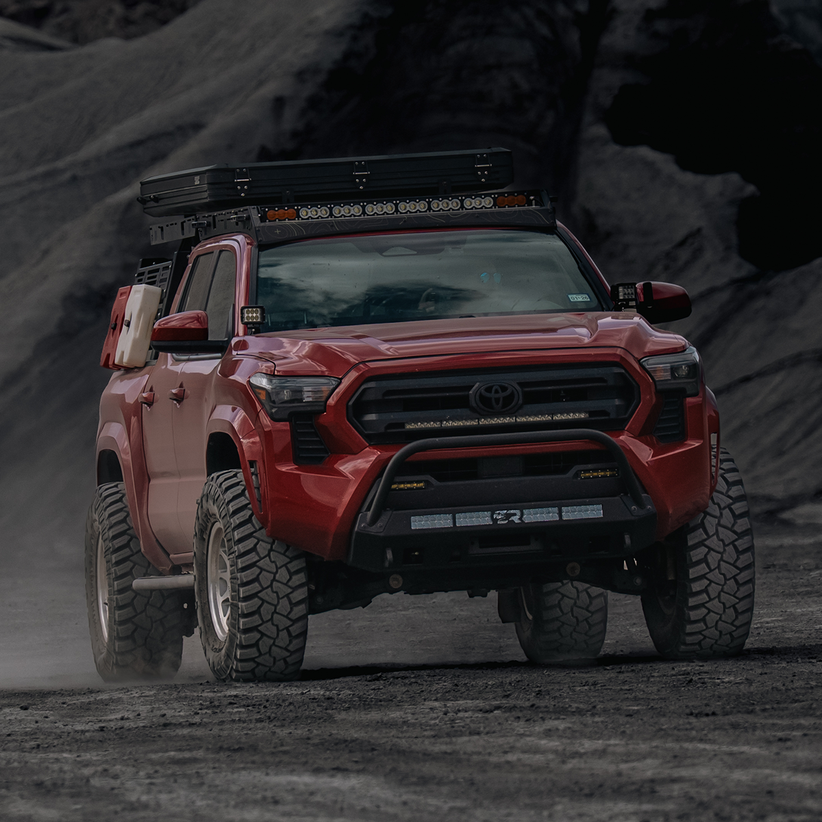 Cali Raised Bolt-On Bull Bar for Stealth Bumper | 2024+ Tacoma