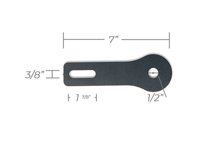 Cali Raised Hood/Ditch Light Extension For CB Antenna Mount