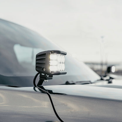 Cali Raised Low Profile Ditch Light Brackets Kit | 2022+ Tundra