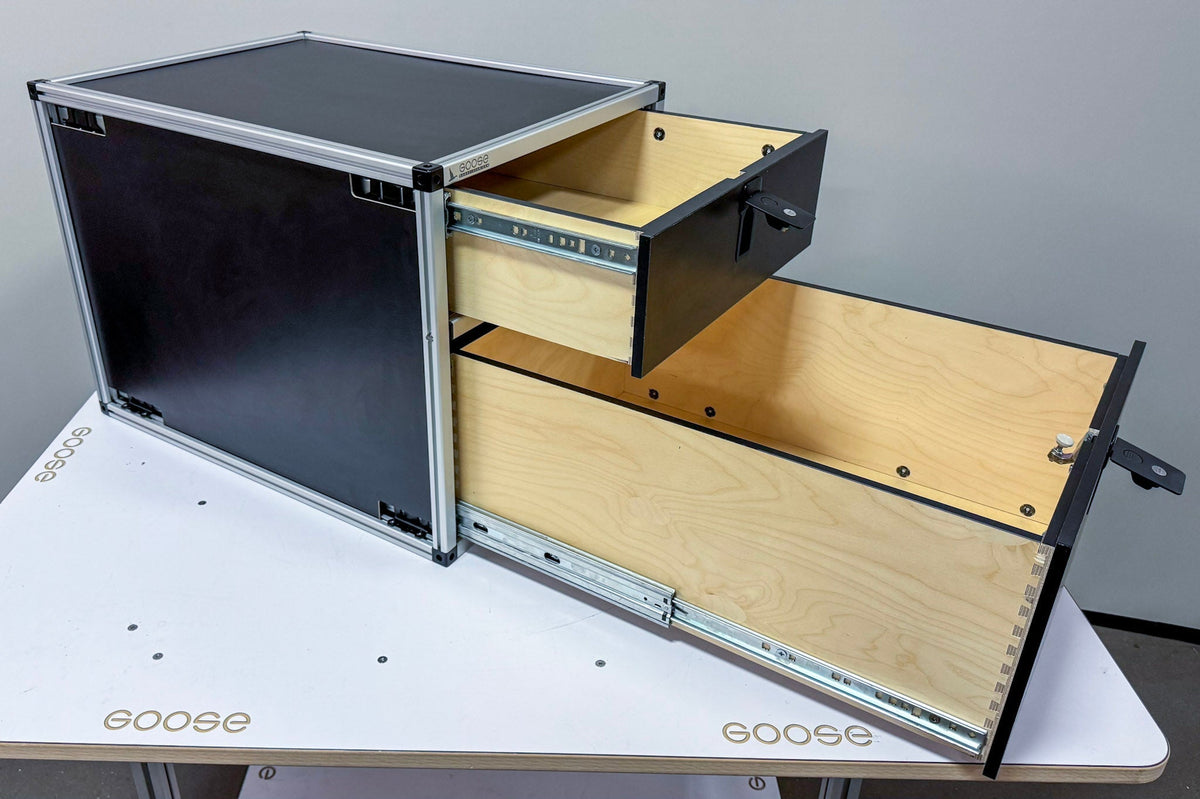 Goose Gear Double Drawer Module | 22-3/16 W x 30 D
