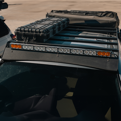 Cali Raised Dual Function Light Bar Sherpa Roof Rack Mounting Bracket Kit