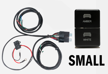 Cali Raised 43" Amber/White Dual Function LED Bar