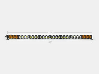 Cali Raised 43" Amber/White Dual Function LED Bar