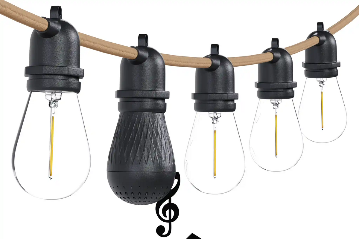 Freespirit Recreation Camping String Lights with Speakers