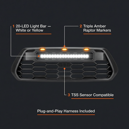 YotaTribe Apex Pro LED Grille | '16 - '23 Tacoma