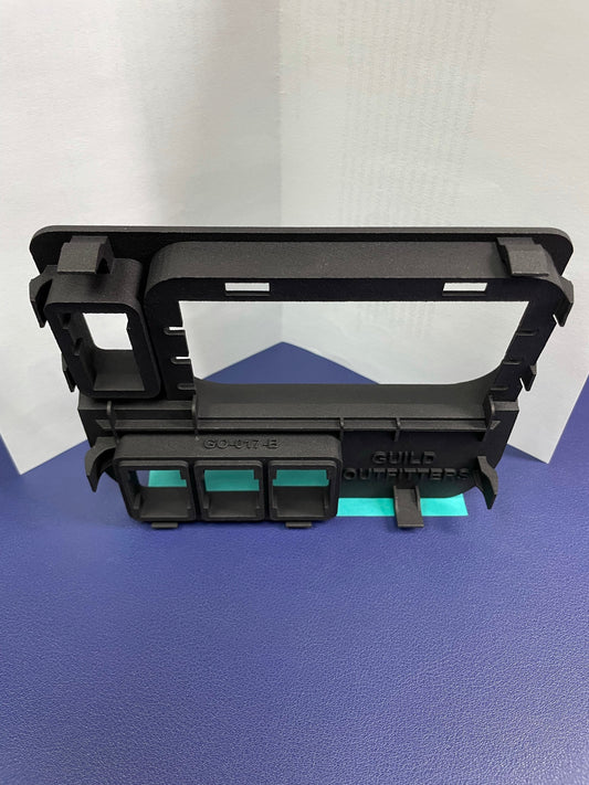 Base Panel for 1 Tall and 3 Short Switch Locations (Tacoma Access Cab) | '16 - '23 Tacoma
