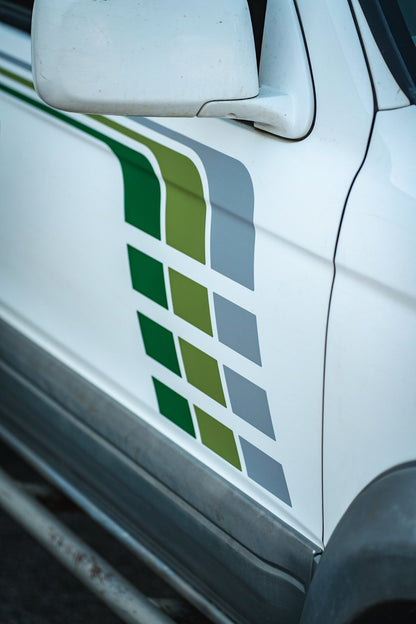 Taco Vinyl 4Runner Checkered Stripe Kit | '96 - '09 4Runner