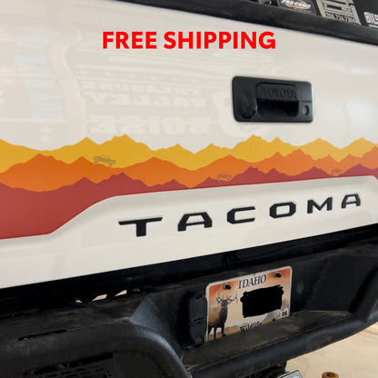 Taco Vinyl Sunset Mountain Decal | '16 - '23 Tacoma