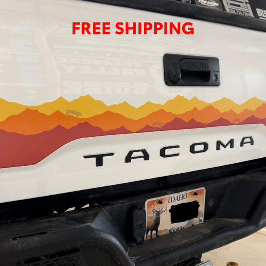 Taco Vinyl Sunset Mountain Decal | '16 - '23 Tacoma