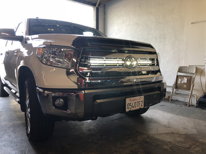 Cali Raised Tundra 42" Hidden Grille Curved LED Light Bar Brackets Kit | '14 - '21 Tundra