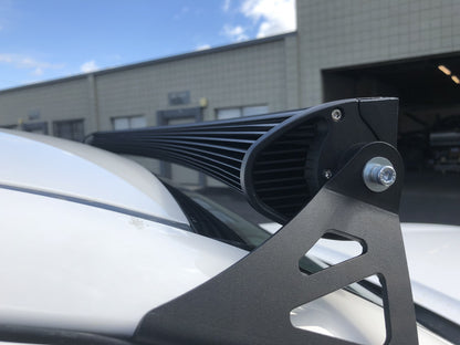 Cali Raised 52" Curved LED Light Bar Roof Brackets Kit | '05 - '23 Tacoma