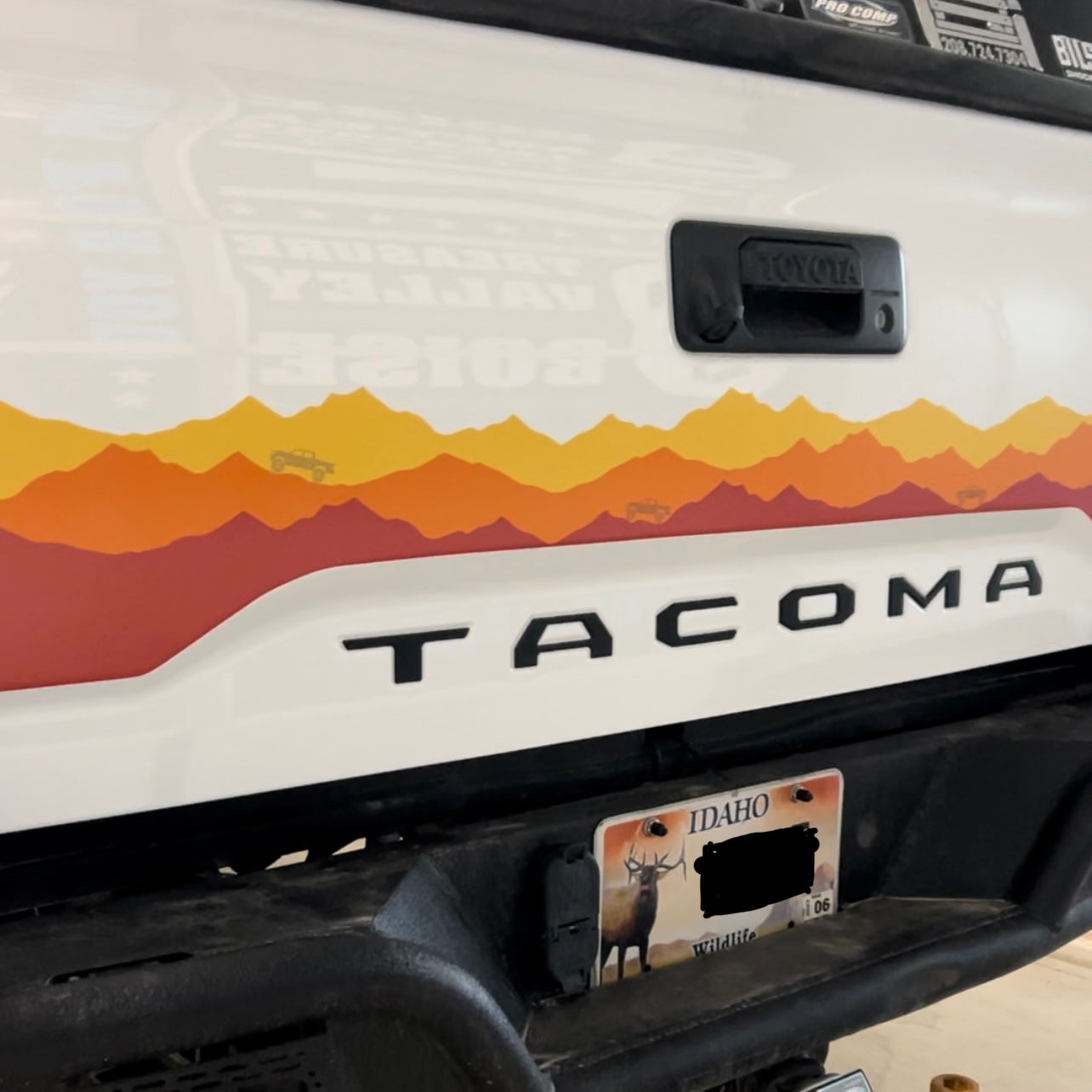 Taco Vinyl Sunset Mountain Decal | '16 - '23 Tacoma