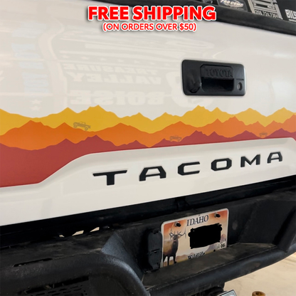 Taco Vinyl Sunset Mountain Decal | '16 - '23 Tacoma