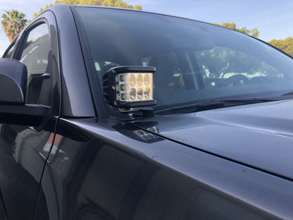 Cali Raised Low Profile Ditch Light Brackets Kit | '16 - '23 Tacoma