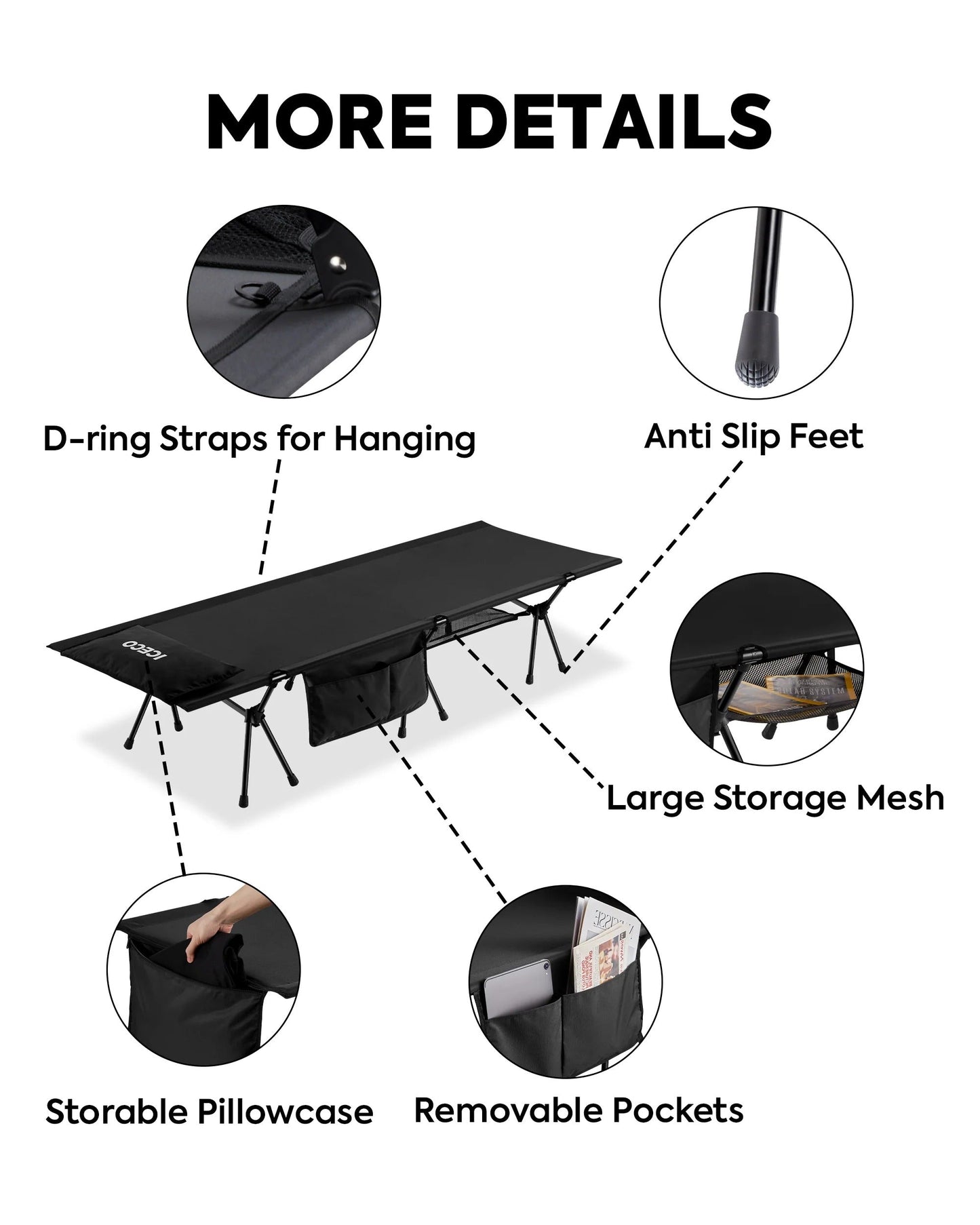 Portable Camping Cot | ICECO