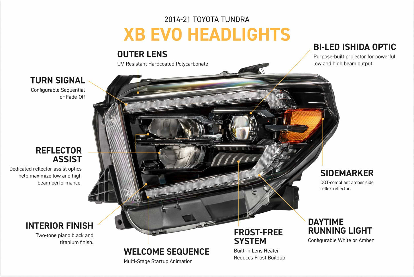 Morimoto XB EVO Headlights | '14 - '21 Tundra