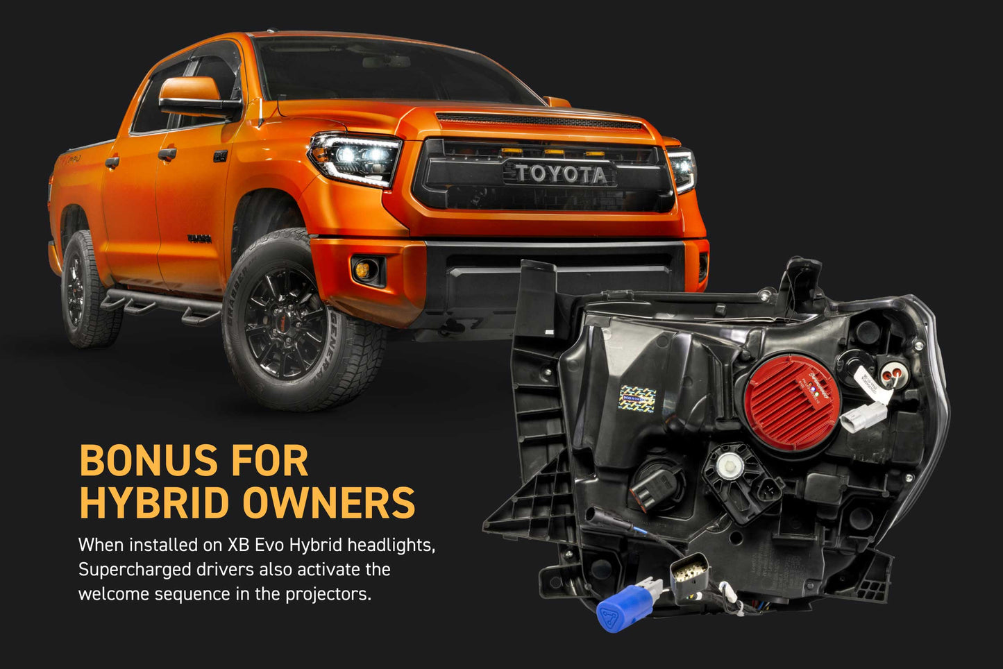 Morimoto Supercharged Drivers for XB EVO Headlights | 2014–2021 Toyota Tundra